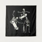 Tenture Skateboard Skeletons Skeleton Skeleton Halloween (Devant)