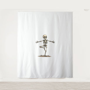 Tenture Skeleton Yoga - Funny Halloween Fitness Shirt