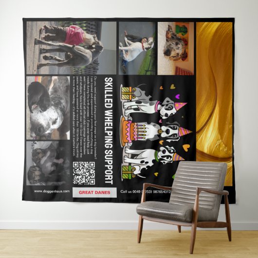 Tenture Skilled Whelping Support (En situation (horizontale))