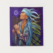 Tenture Sky Road Walker Native American Imaginaire Art (Devant)