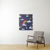 Tenture Sky with Sun and Rainbows (En situation)