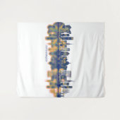 Tenture Skyline Copenhague (Devant (Horizontal))
