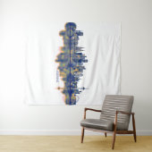 Tenture Skyline de Cologne (En situation (horizontale))