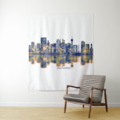 Tenture Skyline de Dusseldorf (En situation)