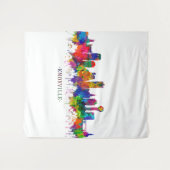 Tenture Skyline de Knoxville (Devant (Horizontal))