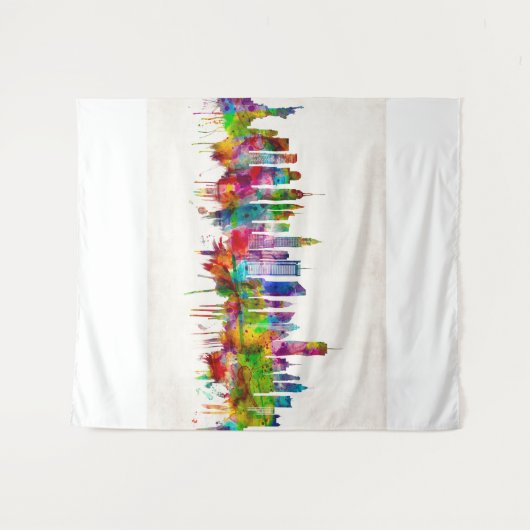 Tenture Skyline de New York (Devant (Horizontal))