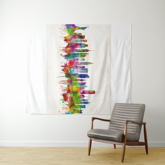 Tenture Skyline de New York (En situation (horizontale))