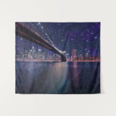 Tenture Skyline Spacey Manhattan (Devant (Horizontal))