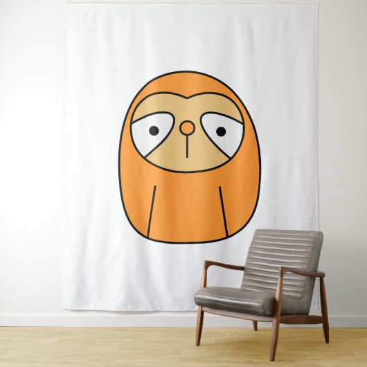 Tenture Sleepy Sloth (En situation)