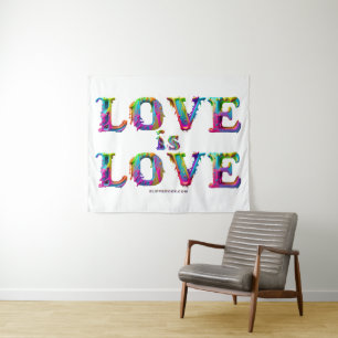 Tenture SlipperyJoe l'amour est l'amour dégoulinant dynami