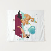 Tenture SlipperyJoe's deux gays hommes aiment la baignoire (Devant (Horizontal))