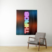 Tenture SlipperyJoe's gorge arc-en-ciel dégradé épais ca (En situation)