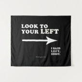 Tenture SlipperyJoe's look to your left thick geometric ce (Devant (Horizontal))