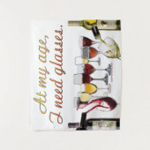 Tenture SlipperyJoe's Vins Verres de raisins fermentés vin (Devant)