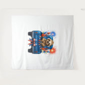 Tenture Sloth 4 juillet Usa (Devant (Horizontal))