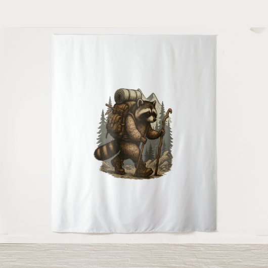 Tenture Sloth Camping Randonnée (Devant)