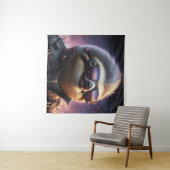 Tenture Sloth Cyberpunk (En situation (horizontale))