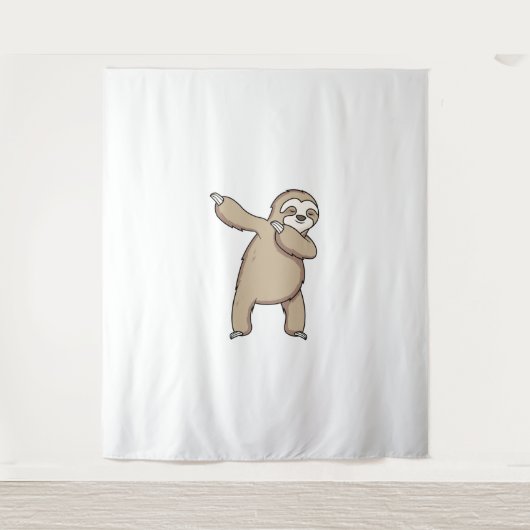 Tenture Sloth Dab (Devant)