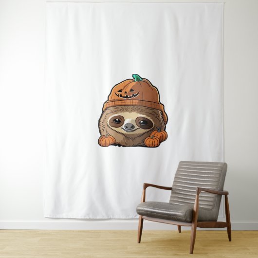Tenture Sloth espuki sison halloween T-shirt classique (En situation)