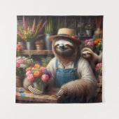 Tenture Sloth Florist (Devant)