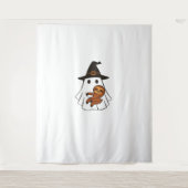 Tenture Sloth Halloween Ghost Witch Casquettes Amoureux de (Devant)