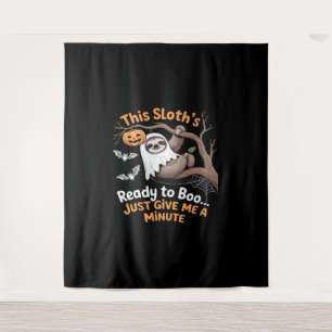 Tenture Sloth Halloween Sloths Cute Bat Vampire Essentiel
