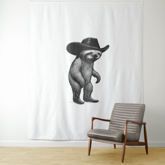 Tenture Sloth Howdy Sloth (En situation)