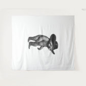 Tenture Sloth Lazy Sleepy Sloth (Devant (Horizontal))
