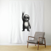 Tenture Sloth Rocking Dance (En situation)