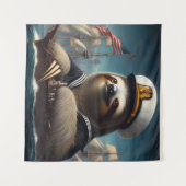 Tenture Sloth Sailor (Devant (Horizontal))