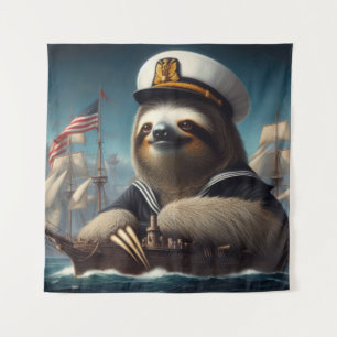Tenture Sloth Sailor
