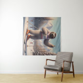 Tenture Sloth Skiing (En situation (horizontale))