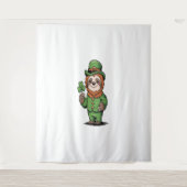 Tenture Sloth St Patrick's Day Irish Lucky (Devant)