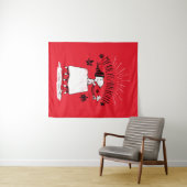 Tenture Snoopy et Woodstock - Joyeux et lumineux (En situation (horizontale))