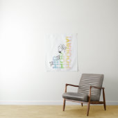 Tenture Snoopy Hip hop Hooray Pâques (En situation)