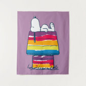 Tenture Snoopy | Rainbow Dog House (Devant)