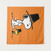 Tenture Snoopy & Woodstock Pilgrim (Devant (Horizontal))