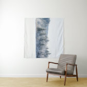 Tenture Snowy Pine Trees Dream 1 (En situation (horizontale))