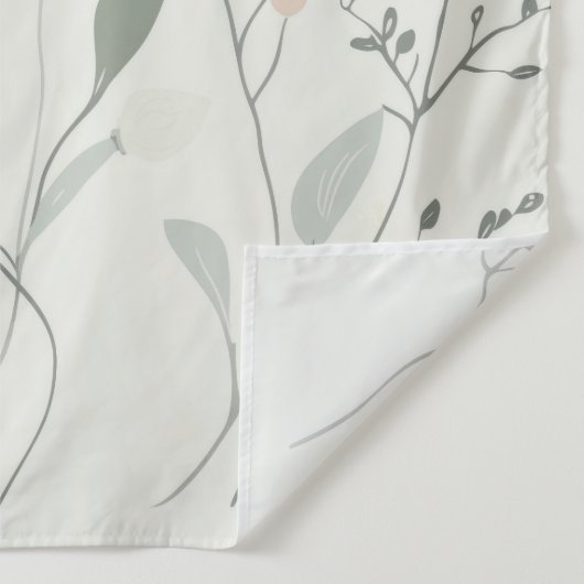 Tenture Soft Botanical – Minimal Pastel Wildflower (Détail)