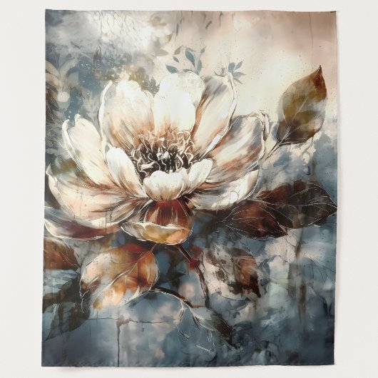 Tenture Soft Peony Watercolor Bloom