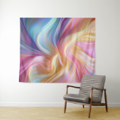 Tenture Soie pastel colorée (En situation (horizontale))