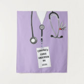 Tenture Soins infirmiers de l'école Parti de graduation (Devant)