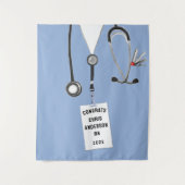 Tenture Soins infirmiers de l'école Parti de graduation (Devant)