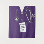 Tenture Soins infirmiers de l'école Parti de graduation (Devant)