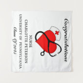 Tenture Soins infirmiers - Partie de graduation Retour (Devant (Horizontal))