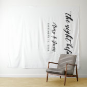 Tenture Soirée avant la répétition Dîner photo fond (En situation (horizontale))