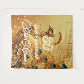 Tenture Soirée d'anniversaire Gold Driving | Parties scint (Devant (Horizontal))