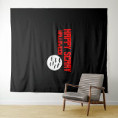 Tenture Soirée de design d'Halloween (En situation (horizontale))