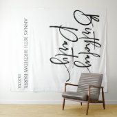 Tenture Soirée minimaliste moderne et élégante (En situation (horizontale))