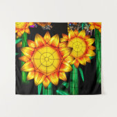 Tenture Solar Flare Sunflowers  (Devant (Horizontal))
